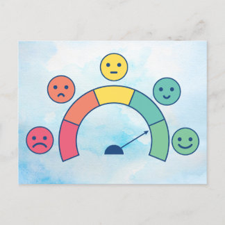 "Mood Meter" Emotional Postcard Design