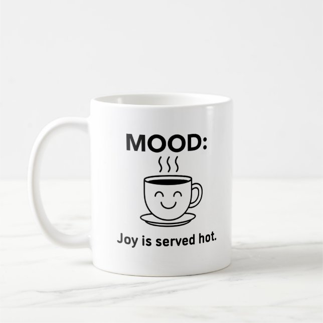 Mood Mugged 2—Smiley Face Coffee Mug (Left)