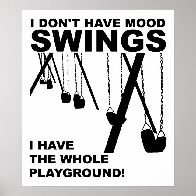 Mood Playground Funny Poster (Front)