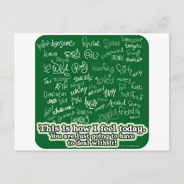 Mood Swing Postcard (Front)