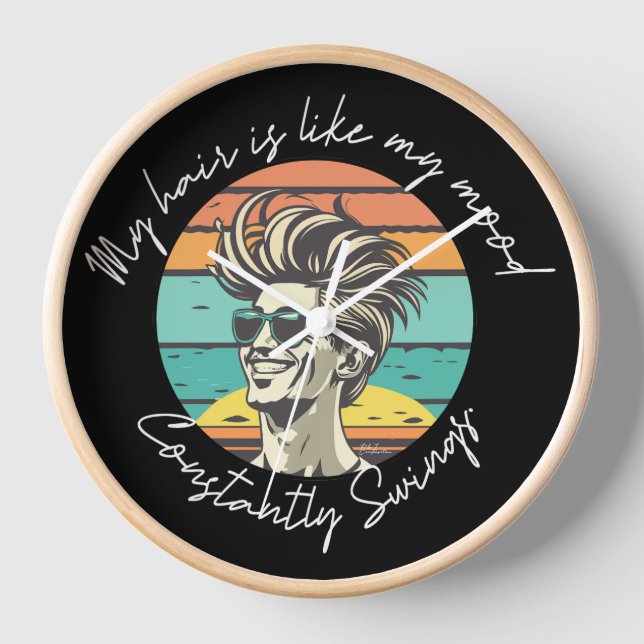 Mood Swinger's Time Machine Black Style Horloge (Recto)