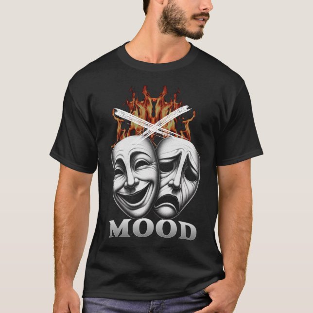 Mood Switch Dual-Face T-Shirt – Happy & Sad  (Devant)