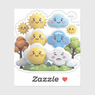 Mood Weather Stickers: Track Daily Feelings with C