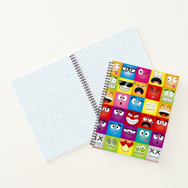 Moods and Emoticons Notebook (Inside)
