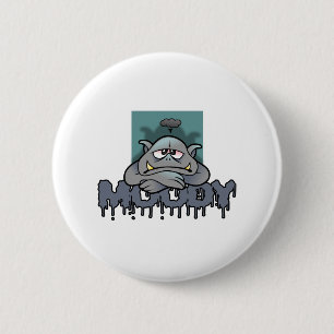 Moody 2 Inch Round Button