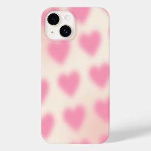 Moody Aesthetic Pink Heart Case-Mate iPhone 14 Case
