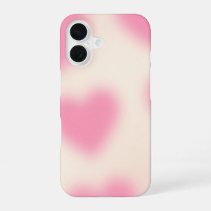 Moody Aesthetic Pink Heart iPhone 16 Case