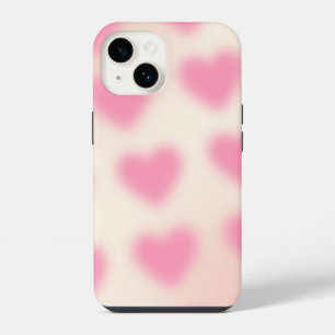Moody Aesthetic Pink Heart iPhone 14 Case