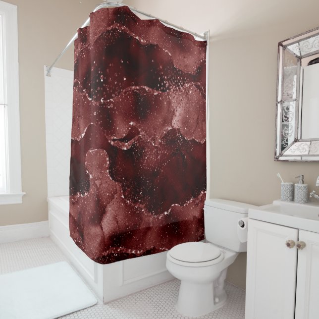 Moody Agate | Henna Blood Red Garnet Jewel Tone (In Situ)