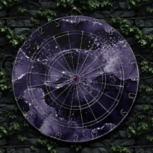 Moody Agate Midnight Indigo Deep Purple Glam Dartboard