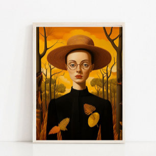 Moody Antique Art, Dark Academia Decor, Stunning  Poster