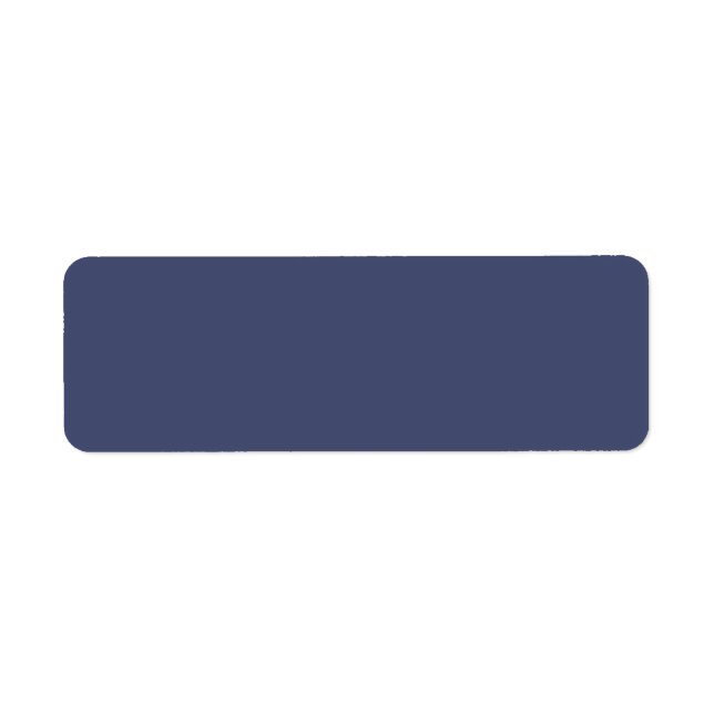 Moody Blue - Étiquette de adresse (Devant)
