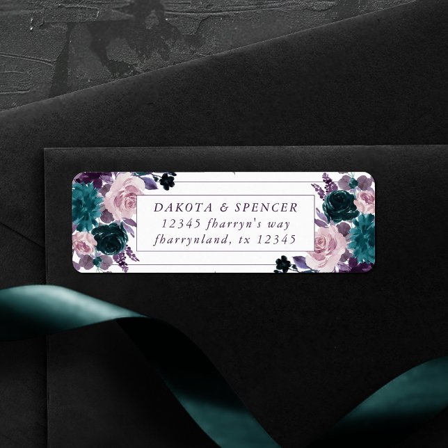 Moody Boho | Eggplant Purple Mauve Adresse du Mari (Créateur téléchargé)