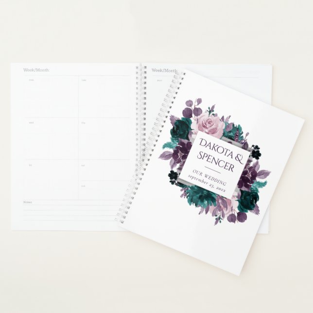 Moody Boho | Rose Eggplant Purple et Mauve Personn (Devant avec enveloppe)
