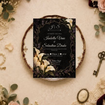 Moody Calla Lily Butterfly Wedding