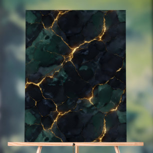 Moody Celestial — Dark Academia & Kintsugi Suite Acrylic Sign