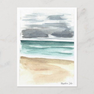 Moody Clouds over the Sea Postcard