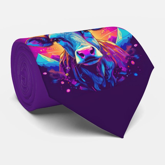 Moody cow tie (Rolled)