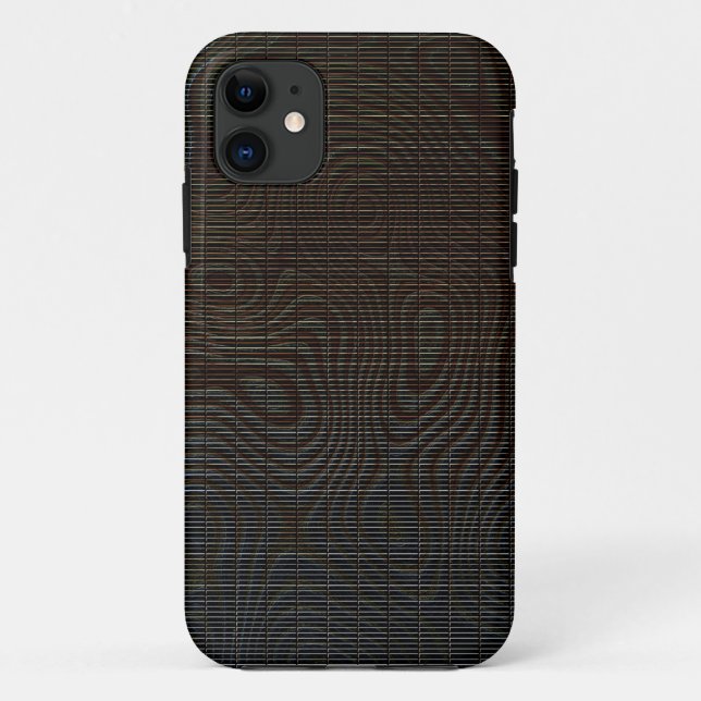 Moody Dark Abstract Pattern Case-Mate iPhone Case (Back)