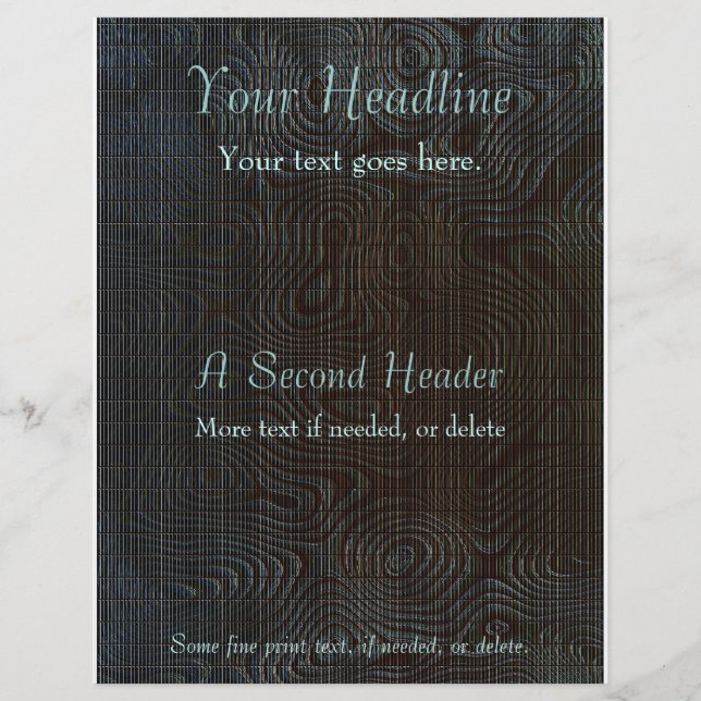 Moody Dark All-Purpose Flyer (Front)