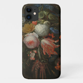 Moody Dark Floral Art Vintage iPhone / coque ipad