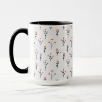 Moody Dark Victorian Botanical Floral Pattern