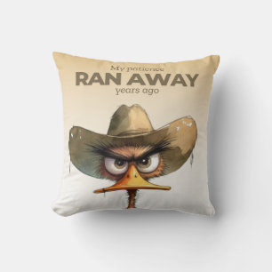 Moody Duck Coussin