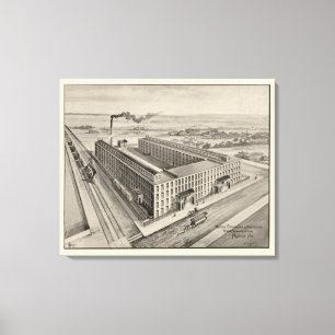 Moody Estabrook & Andersons Shoe Manufacturers Canvas Print