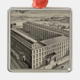 Moody Estabrook & Andersons Shoe Manufacturers Metal Ornament