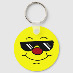 Moody Face Grumpey Keychain