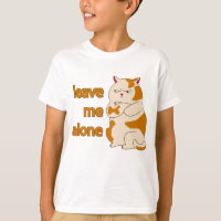 Moody fat cat leave me alone T-Shirt