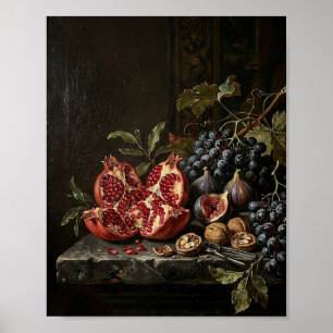 Moody Fig Pomegranate Dutch Master I Poster