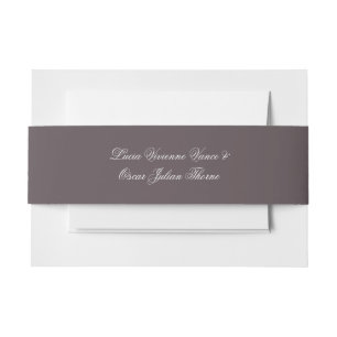 Moody Floral Dutch Masters Art Belly Band Invitation Belly Band