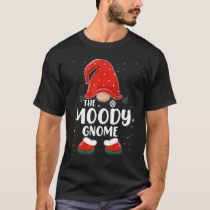 Moody Gnome Buffalo Plaid Matching Family Christma T-Shirt
