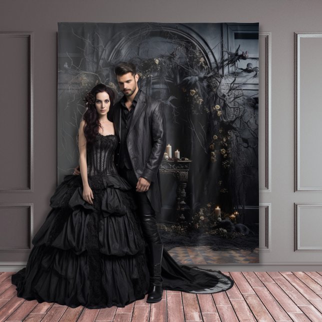 Moody Gothic Dark Alter Table & Candles XLarge Tapestry (Creator Uploaded)