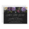 Moody Gothic Floral Photo Wedding