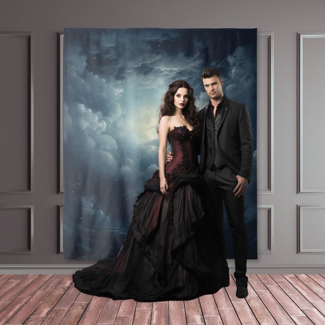 Moody Gothic Full Moon Night Sky XLarge Tapestry (Creator Uploaded)