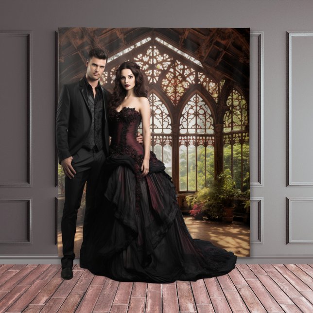 Moody Gothic Sunlit Conservatory Room XLarge Tapestry (Creator Uploaded)