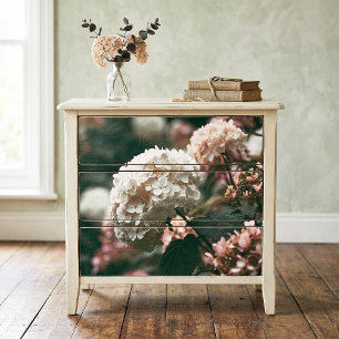 Moody Ivory Vintage Garden Hydrangea Decoupage Tissue Paper