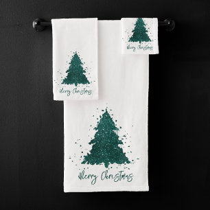 Moody Joyeux Noël   Arbre Turquoise foncé de minui