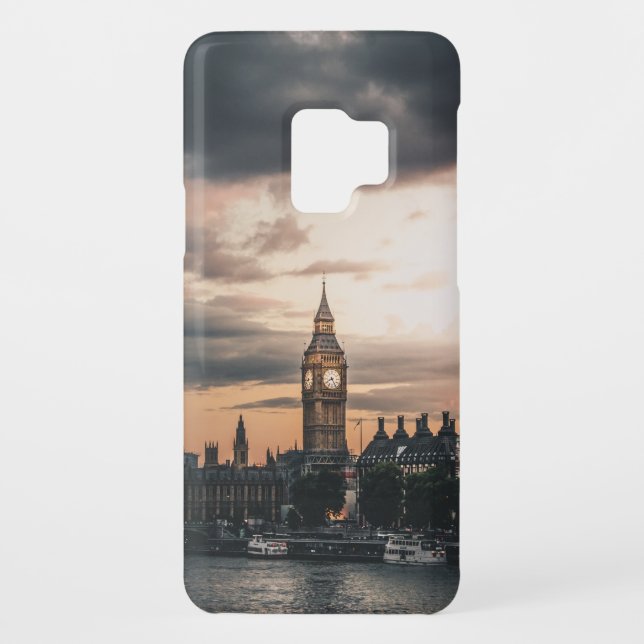 Moody London Big Ben Sunset Case-Mate Samsung Galaxy Case (Back)