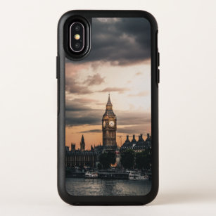 Moody London Big Ben Sunset OtterBox Symmetry iPhone XS Case