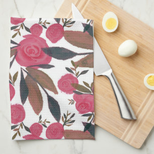 Moody Magenta La Rosa Kitchen Towel