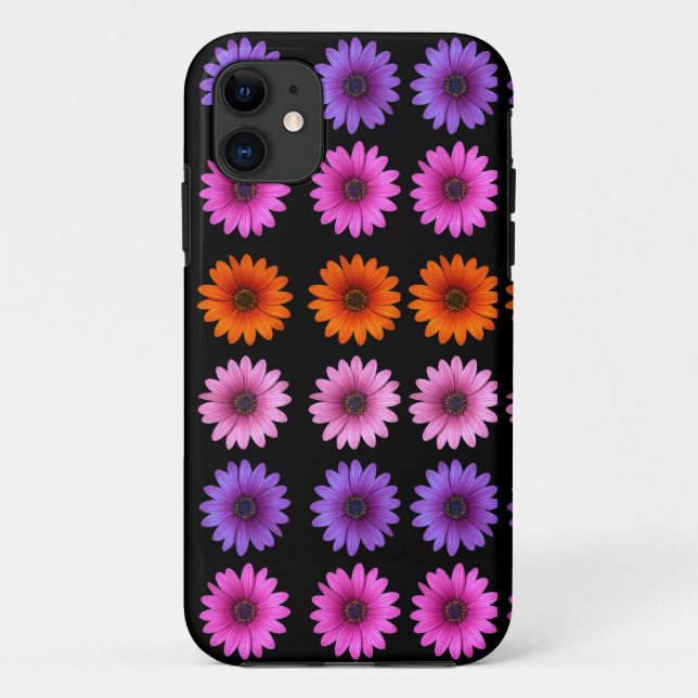 Moody Modern Winter Botanical Christmas Black Case-Mate iPhone Case (Back)