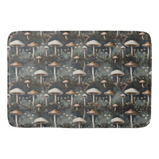 Moody Mushroom Forest Bath Mat