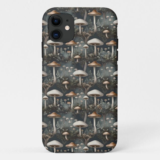 Moody Mushroom Forest Case-Mate iPhone Case (Back)