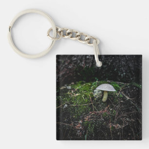 Moody Mushroom Keychain