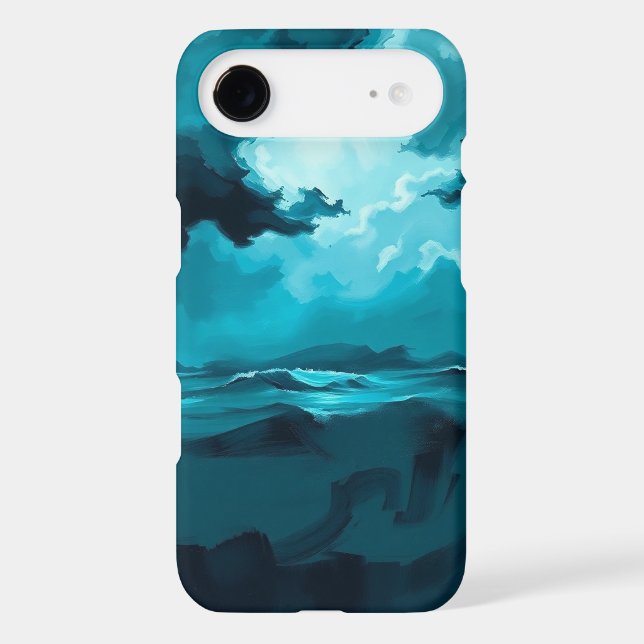 Moody Ocean Waves Under Stormy Sky – Abstract Seas (Back)