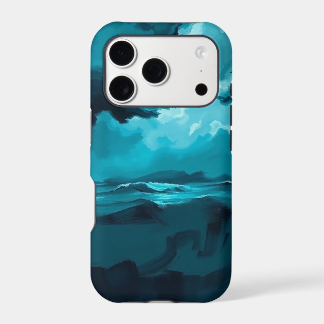 Moody Ocean Waves Under Stormy Sky – Abstract Seas (Verso)