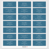Moody Ocean Wedding Guest Address
